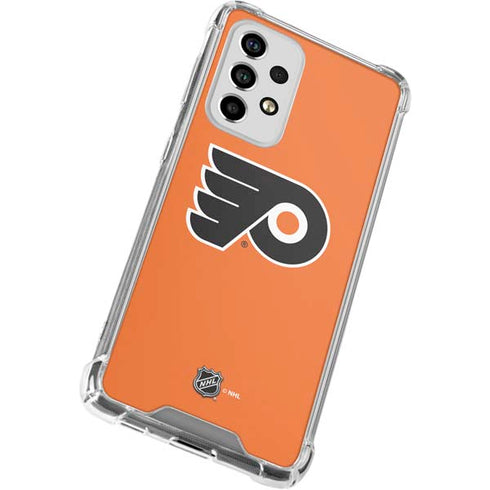 NHL Philadelphia Flyers Logo Galaxy A53 5G Clear Case