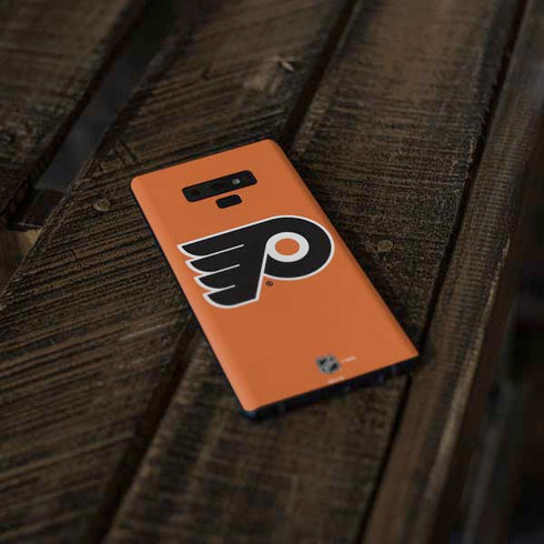 NHL Philadelphia Flyers Logo Galaxy Note 9 Skin