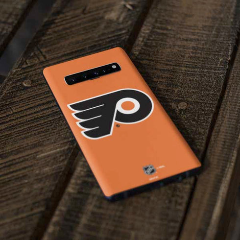 NHL Philadelphia Flyers Logo Galaxy S10 Plus Skin
