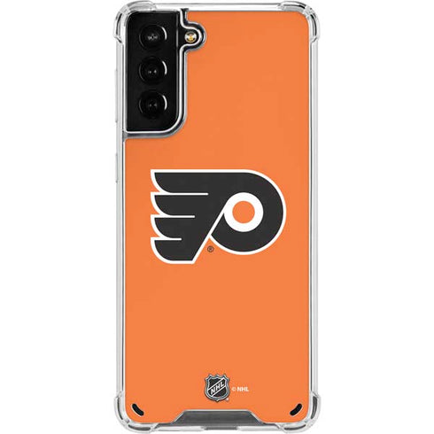 NHL Philadelphia Flyers Logo Galaxy S21 Plus 5G Clear Case