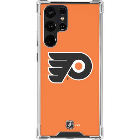NHL Philadelphia Flyers Logo Galaxy S24 Ultra Clear Case