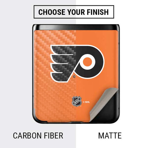 NHL Philadelphia Flyers Logo Galaxy Z Flip Skin