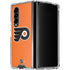 NHL Philadelphia Flyers Logo Galaxy Z Fold4 5G Clear Case