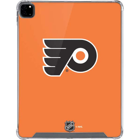 NHL Philadelphia Flyers Logo iPad Pro 12.9in (2020) Clear Case
