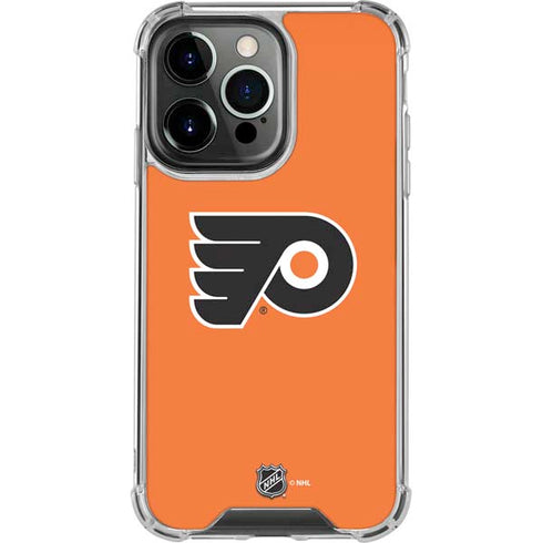 NHL Philadelphia Flyers Logo iPhone 13 Pro Clear Case