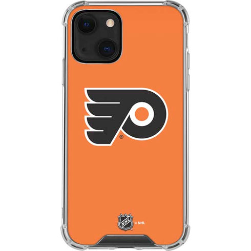 NHL Philadelphia Flyers Logo iPhone 14 Plus Clear Case