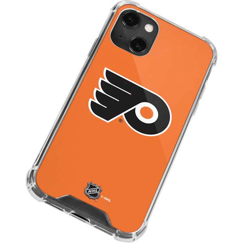 NHL Philadelphia Flyers Logo iPhone 14 Plus Clear Case