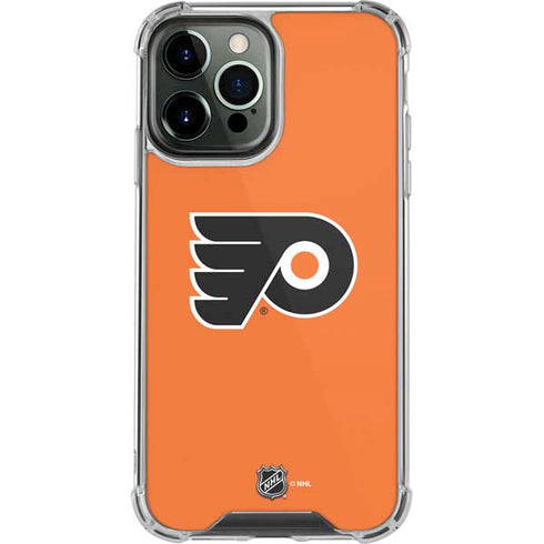 NHL Philadelphia Flyers Logo iPhone 14 Pro Max Clear Case