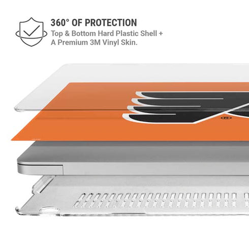 NHL Philadelphia Flyers Logo MacBook Air 15in (2023-2025) Case plus Skin