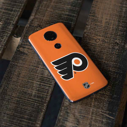 NHL Philadelphia Flyers Logo Moto E5 Plus Skin