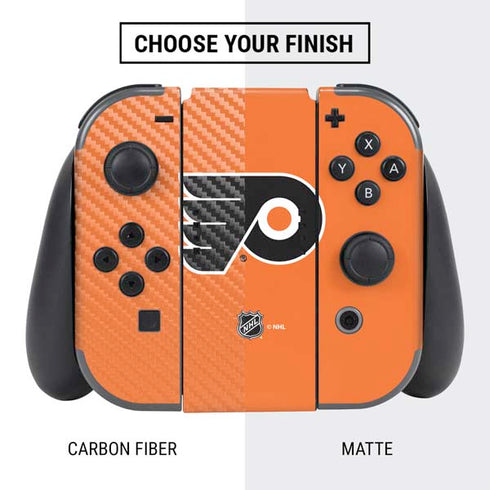 NHL Philadelphia Flyers Logo Nintendo Switch Bundle Skin