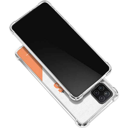 NHL Philadelphia Flyers Script Galaxy A12 Clear Case