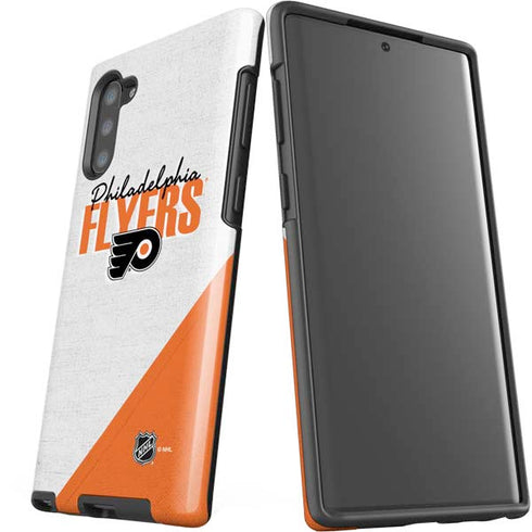 NHL Philadelphia Flyers Script Galaxy Note 10 Pro Case