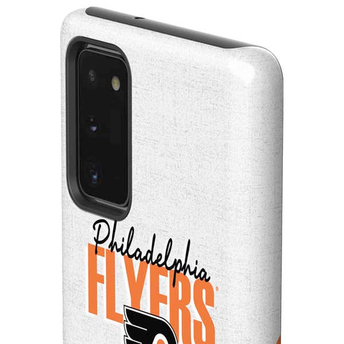 NHL Philadelphia Flyers Script Galaxy Note20 5G Pro Case
