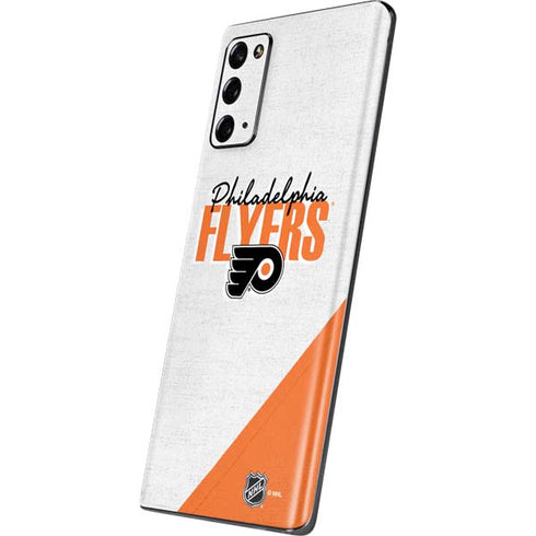 NHL Philadelphia Flyers Script Galaxy Note20 5G Skin