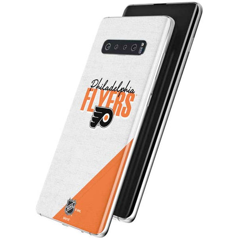 NHL Philadelphia Flyers Script Galaxy S10 Plus Skin