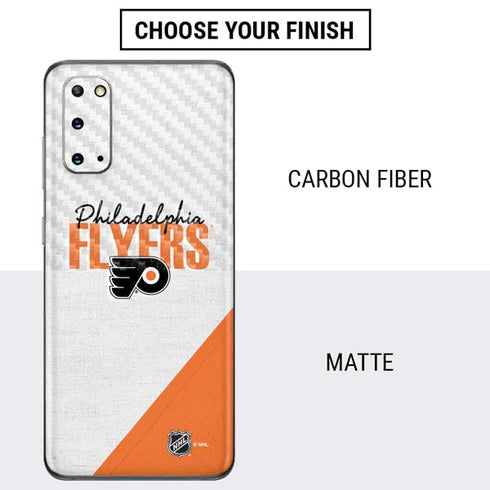 NHL Philadelphia Flyers Script Galaxy S20 Skin
