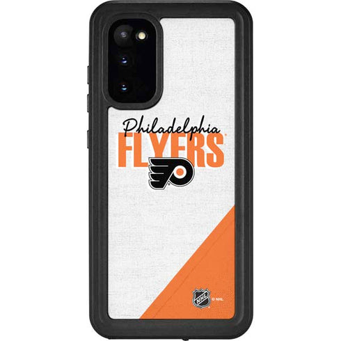 NHL Philadelphia Flyers Script Galaxy S20 Waterproof Case
