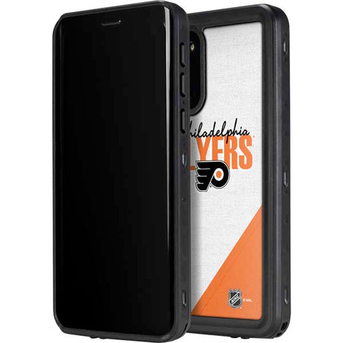 NHL Philadelphia Flyers Script Galaxy S20 Waterproof Case