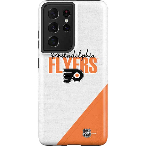 NHL Philadelphia Flyers Script Galaxy S21 Ultra 5G Pro Case