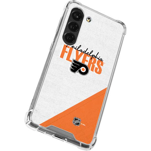 NHL Philadelphia Flyers Script Galaxy S23 Clear Case