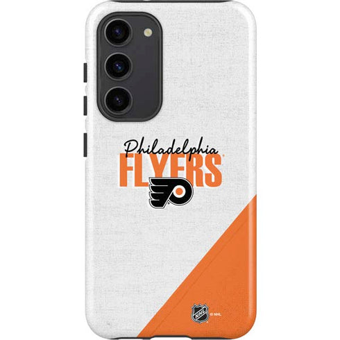 NHL Philadelphia Flyers Script Galaxy S23 Plus Pro Case