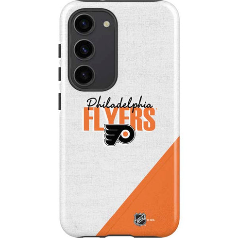 NHL Philadelphia Flyers Script Galaxy S23 Pro Case