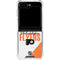 NHL Philadelphia Flyers Script Galaxy Z Flip5 5G Clear Case