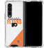 NHL Philadelphia Flyers Script Galaxy Z Fold4 5G Clear Case