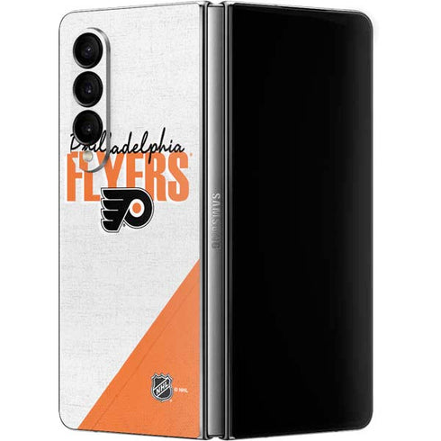 NHL Philadelphia Flyers Script Galaxy Z Fold4 5G Skin