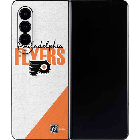 NHL Philadelphia Flyers Script Galaxy Z Fold4 5G Skin