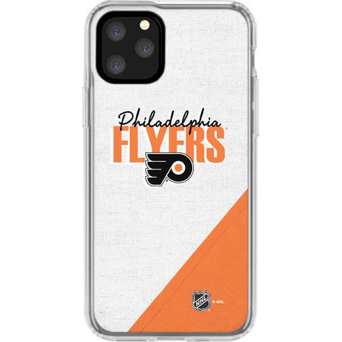 NHL Philadelphia Flyers Script iPhone 11 Pro Clear Case