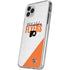 NHL Philadelphia Flyers Script iPhone 11 Pro Clear Case