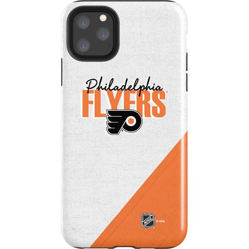NHL Philadelphia Flyers Script iPhone 11 Pro Max Impact Case
