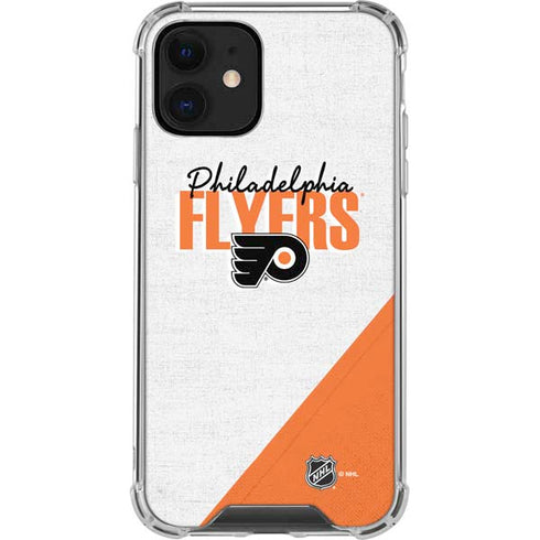 NHL Philadelphia Flyers Script iPhone 12 Clear Case
