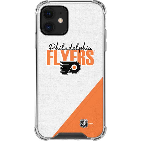 NHL Philadelphia Flyers Script iPhone 12 Mini Clear Case