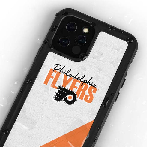 NHL Philadelphia Flyers Script iPhone 12 Pro Waterproof Case