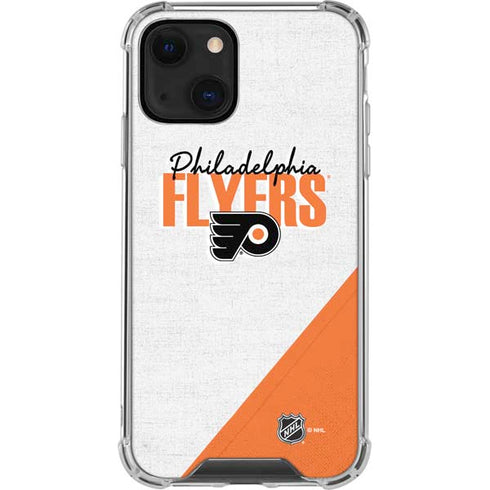NHL Philadelphia Flyers Script iPhone 14 Clear Case