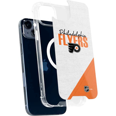 NHL Philadelphia Flyers Script iPhone 14 Plus MagSafe Case
