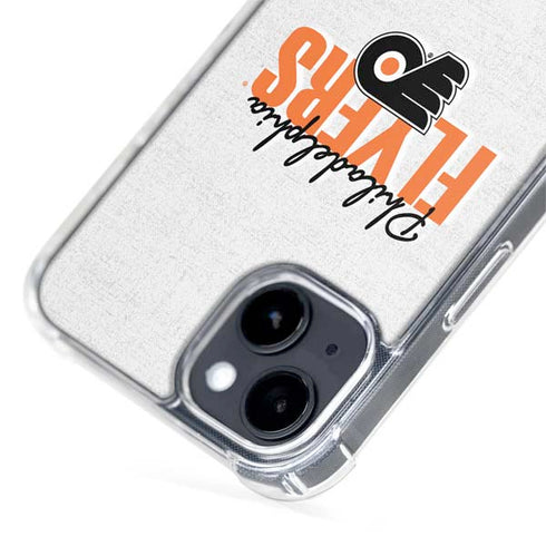 NHL Philadelphia Flyers Script iPhone 14 Plus MagSafe Case