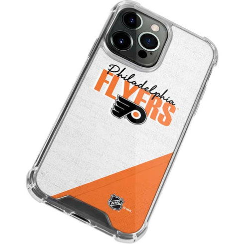 NHL Philadelphia Flyers Script iPhone 15 Pro Max Clear Case