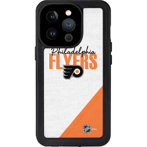 NHL Philadelphia Flyers Script iPhone 14 Pro Waterproof Case