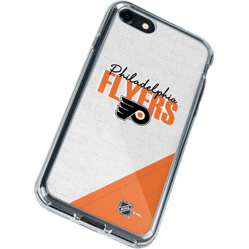 NHL Philadelphia Flyers Script iPhone SE (2nd & 3rd Gen) Clear Case