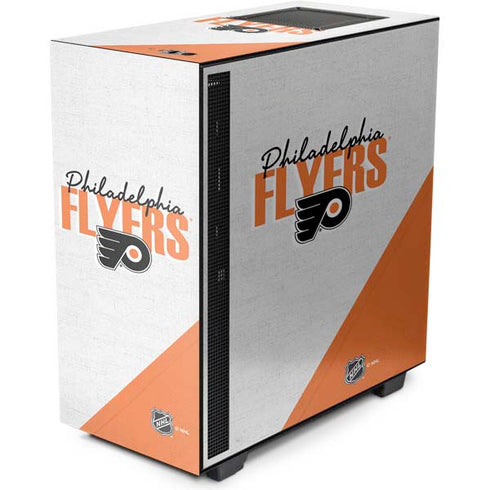 NHL Philadelphia Flyers Script NZXT H510 Compact ATX Mid-Tower Case Skin