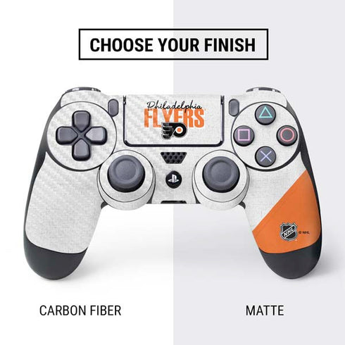 NHL Philadelphia Flyers Script PS4 Controller Skin