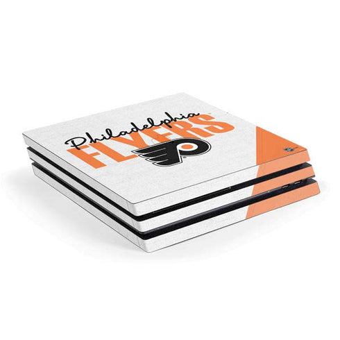 NHL Philadelphia Flyers Script PS4 Pro Console Skin