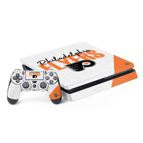NHL Philadelphia Flyers Script PS4 Slim Bundle Skin