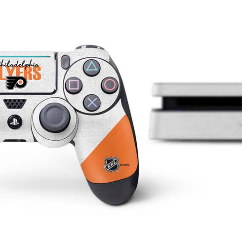 NHL Philadelphia Flyers Script PS4 Slim Bundle Skin