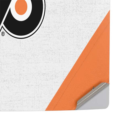 NHL Philadelphia Flyers Script PS5 Slim Disk Console Skin