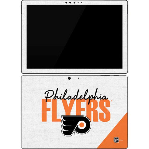 NHL Philadelphia Flyers Script Surface Pro 7 Skin